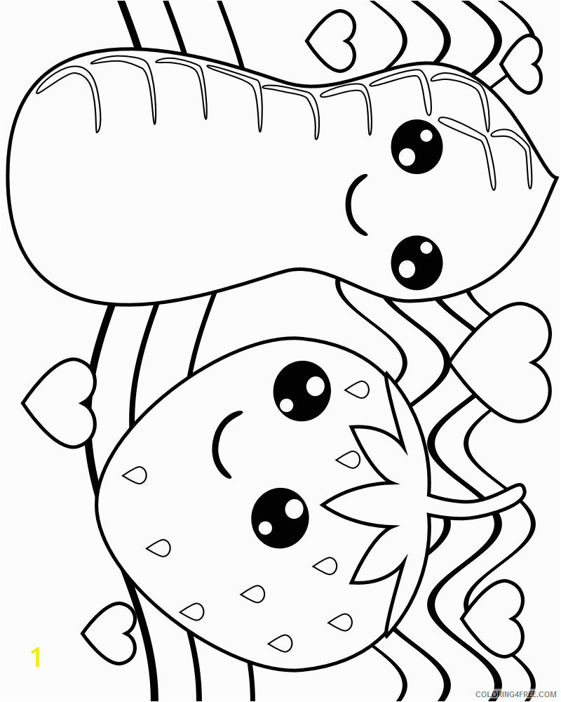 Alligator Gar Coloring Page Luxury Kawaii Coloring Pages Od Fruits Coloring4free Coloring4free 15 Elegant Alligator