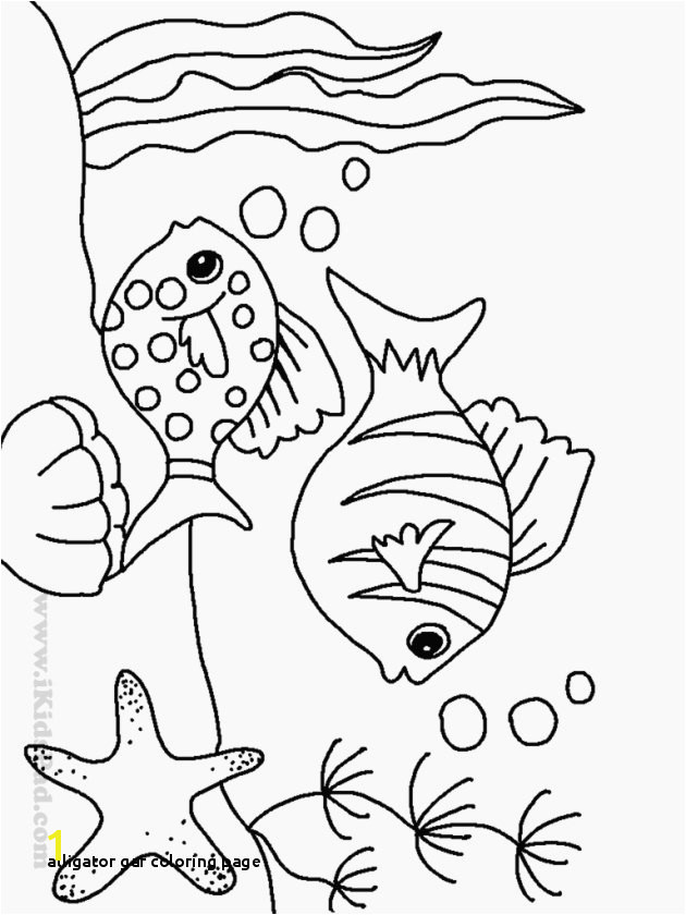 Alligator Gar Coloring Page Beautiful Printable Ocean Animals Coloring Pages Luxury New Od Dog