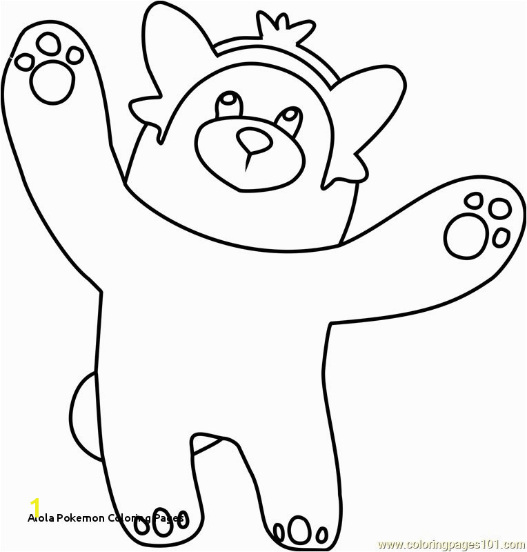 Alola Pokemon Coloring Pages 20 A A Pokemon Coloring Pages