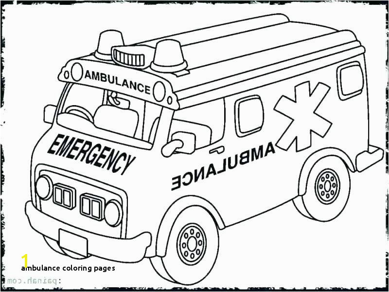 Ambulance Coloring Pages Coloring Ambulance Coloring Pages Page Fire Truck Sheet Preschool