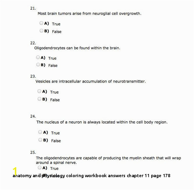 Anatomy and Physiology Coloring Workbook Answers Chapter 11 Page 178 Anatomy and Physiology Coloring Workbook Answers