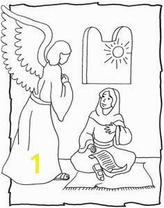 the angel visits mary coloring page Google Search Engel Gabriel Sunday School Lessons