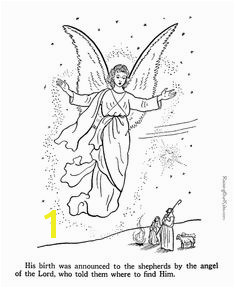 Angel coloring pages to print 046