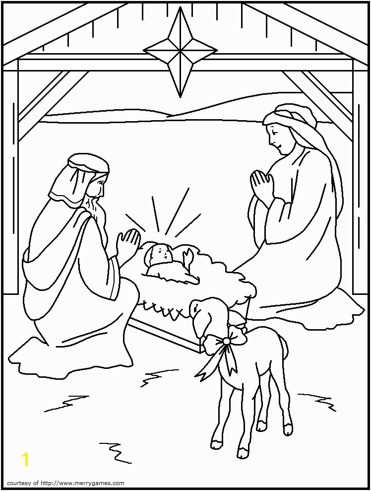 FREE Printable Christmas Coloring Pages Religious