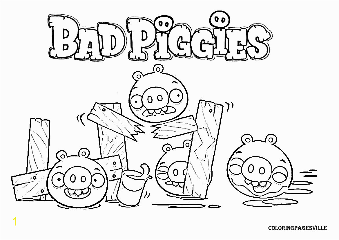 Bad Piggies Coloring Page Angry Birds Papercraft Luxus Angry Birds Go Ausmalbilder