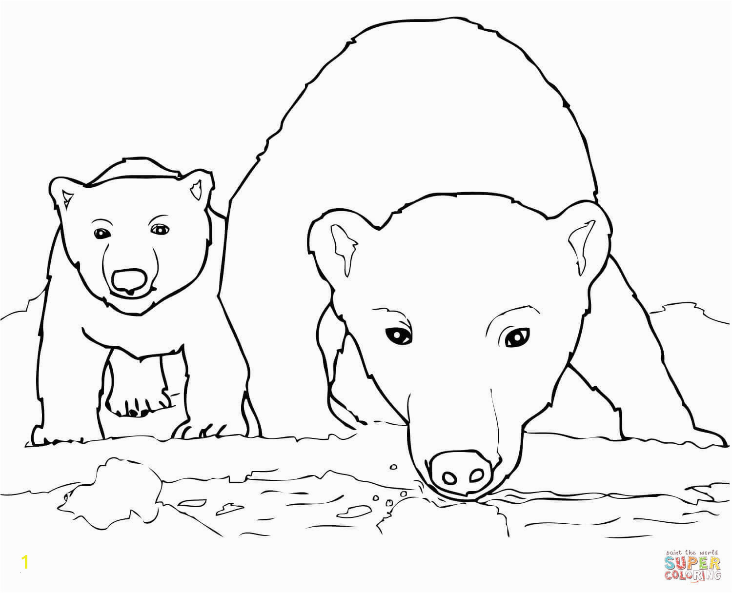 Polar Bear Coloring Pages Polar Bear Coloring Book Awesome Best Od Dog Coloring Pages Free