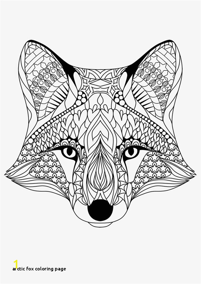 Arctic Fox Coloring Page Free Printable Coloring Pages for Adults 12 More Designs