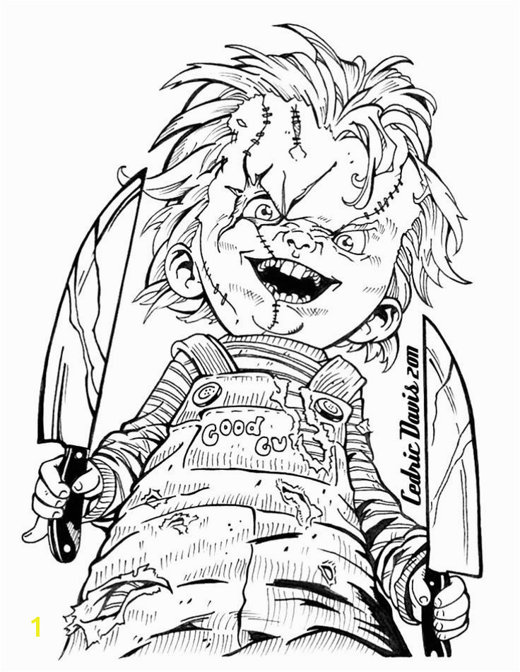 Image result for Scary Horror Coloring Pages
