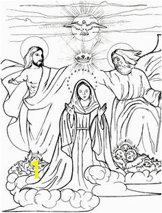 Queen of Heaven coloring page Mary Queen of Heaven Lapbook