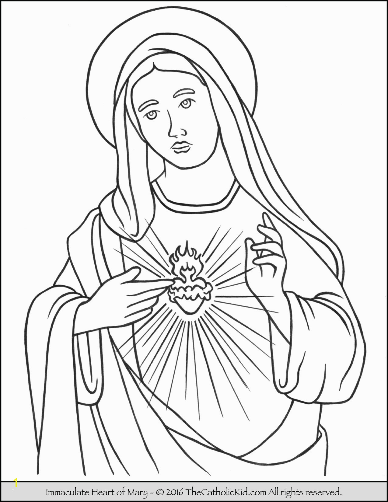 Mary Mother Jesus Coloring Pages Mary Mother God Coloring Page Luxury assumption Mary Coloring