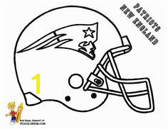 New England Patriots Football Helmet Coloring Sheet