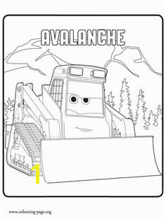 Avalanche Coloring Sheets of Planes 2 Fire en Rescue Picture