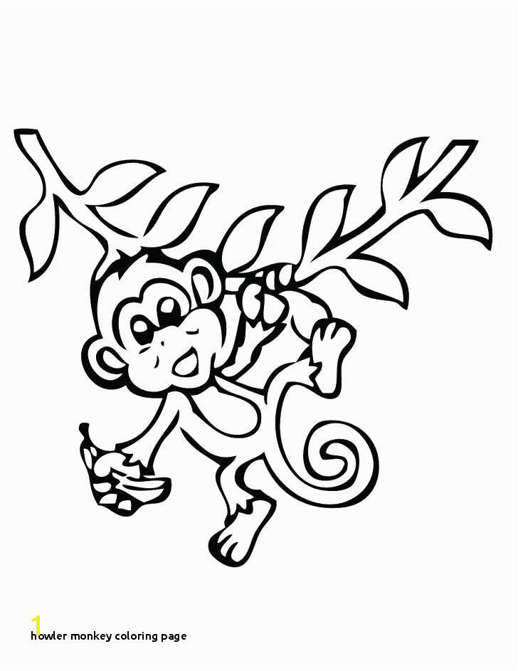 Howler Monkey Coloring Page 13 Inspirational Howler Monkey Coloring Page Gallery