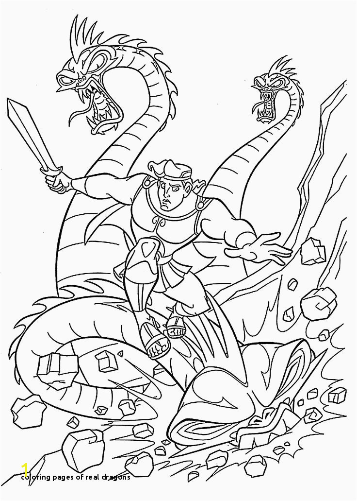 Coloring Pages Real Dragons Coloring Pages Dragon