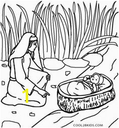 Baby Moses Coloring Page Printable 479 Best Kids Moses Images On Pinterest In 2018