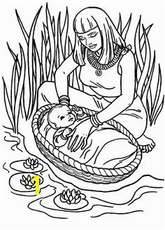 Baby Moses Coloring Page Printable 608 Best Christian Coloring Pages Images On Pinterest