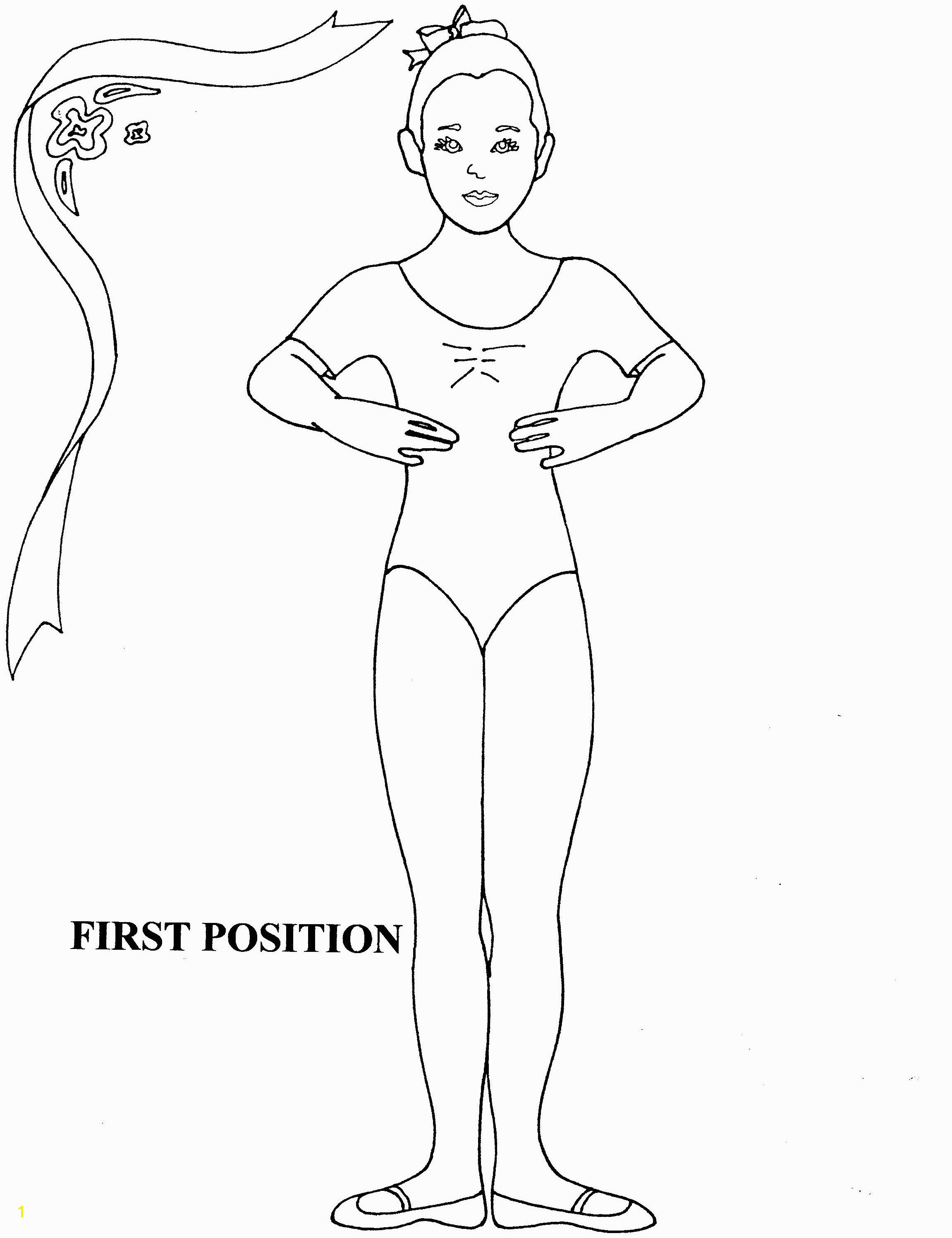 Ballerina Coloring Pages Pdf Ballerina Kristyn is Training Coloring Pages Giselle Main Character