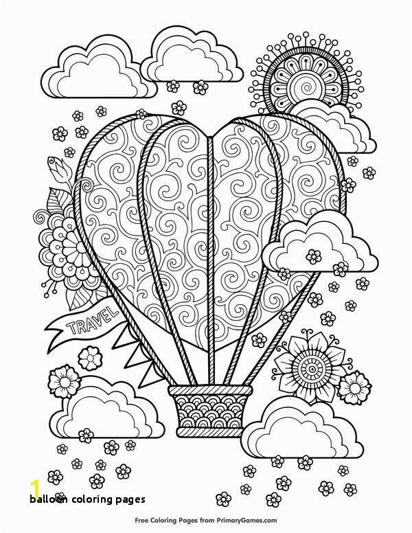 Printables 0d Archives Balloon Coloring Pages 27 Balloon Coloring Page