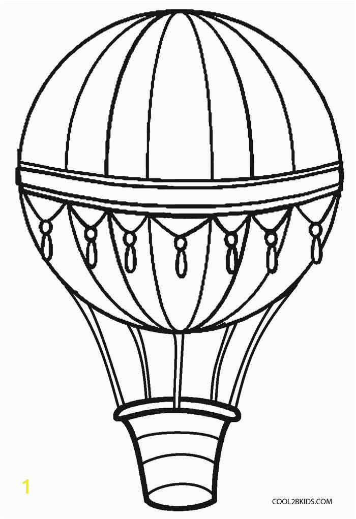 Balloon Coloring Pages New Printable Hot Air Balloon Coloring Pages for Kids Balloon Coloring Pages