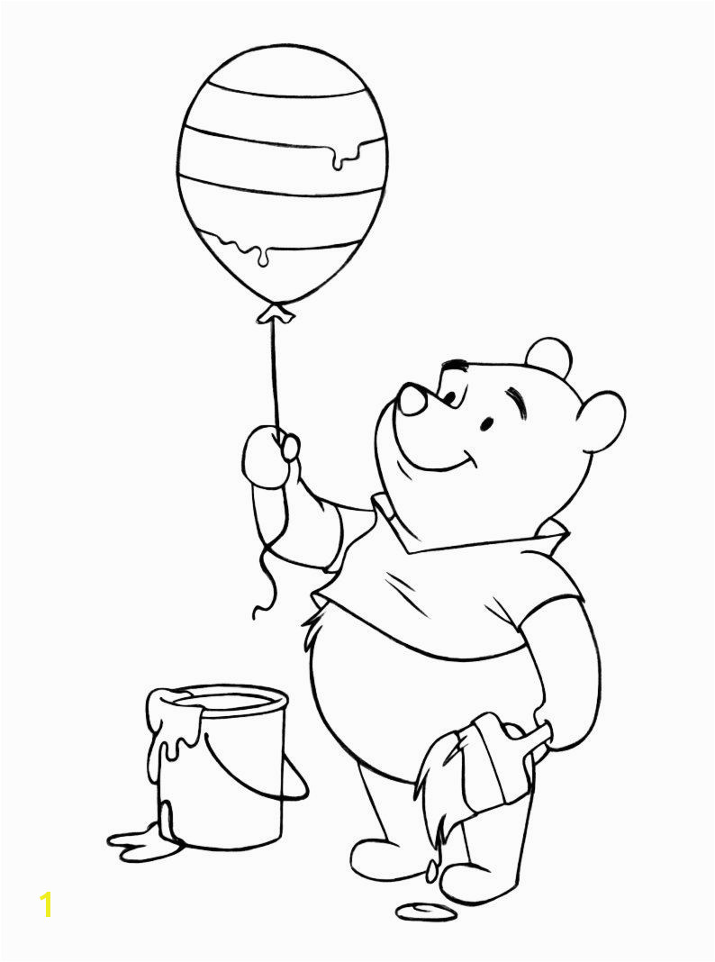 winnie the pooh coloring pages