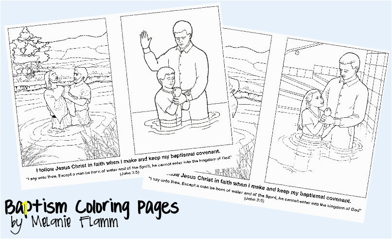 baptism coloring pagesColoring Pages Baptism Lds 10