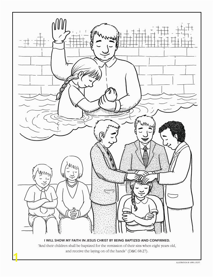 coloring pages Coloring Pages Baptism