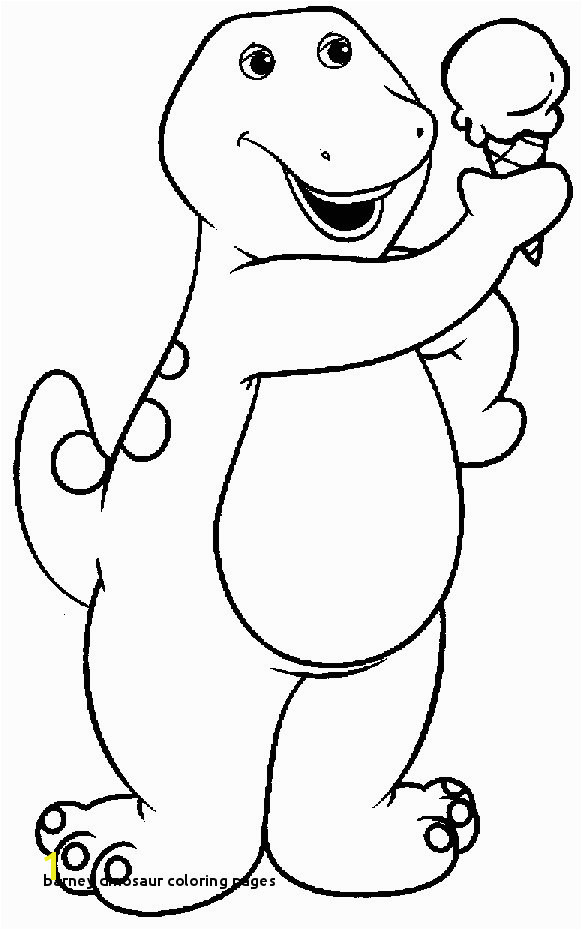 Barney Dinosaur Coloring Pages Barney Color Pages