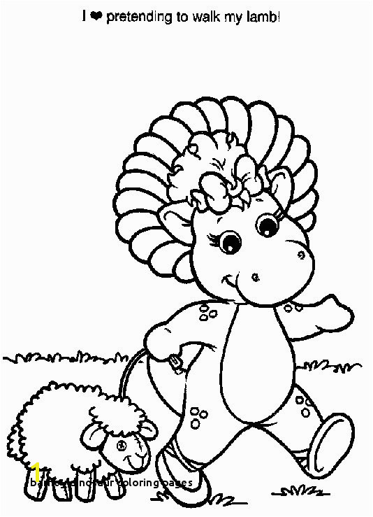Barney Dinosaur Coloring Pages Coloring Pages for Kids