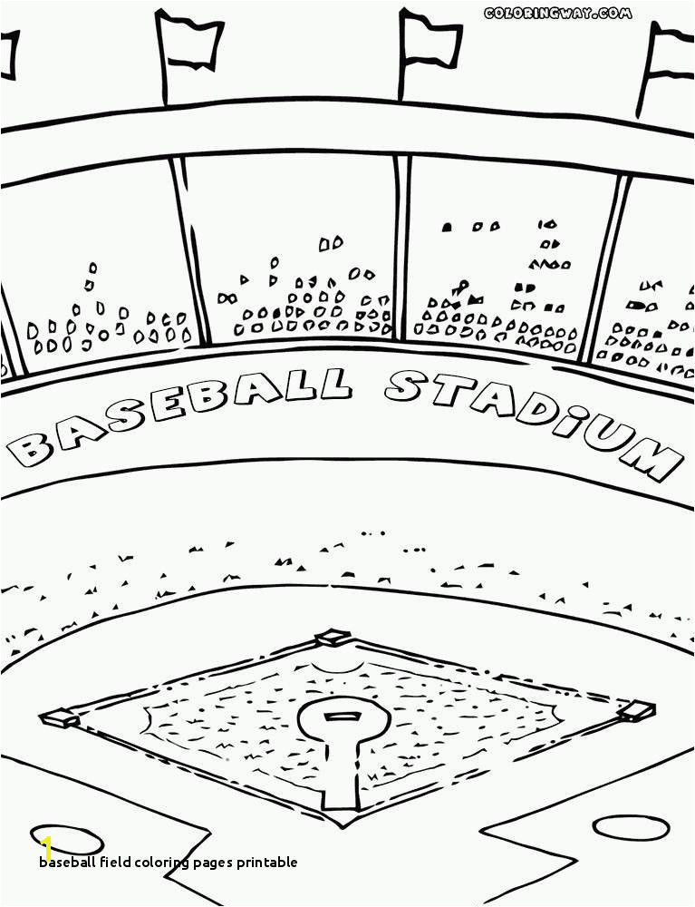 Baseball Field Coloring Pages Printable 27 Baseball Field Coloring Pages Printable