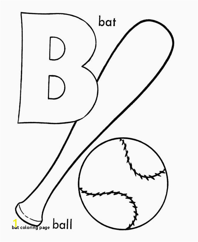 28 Bat Coloring Page