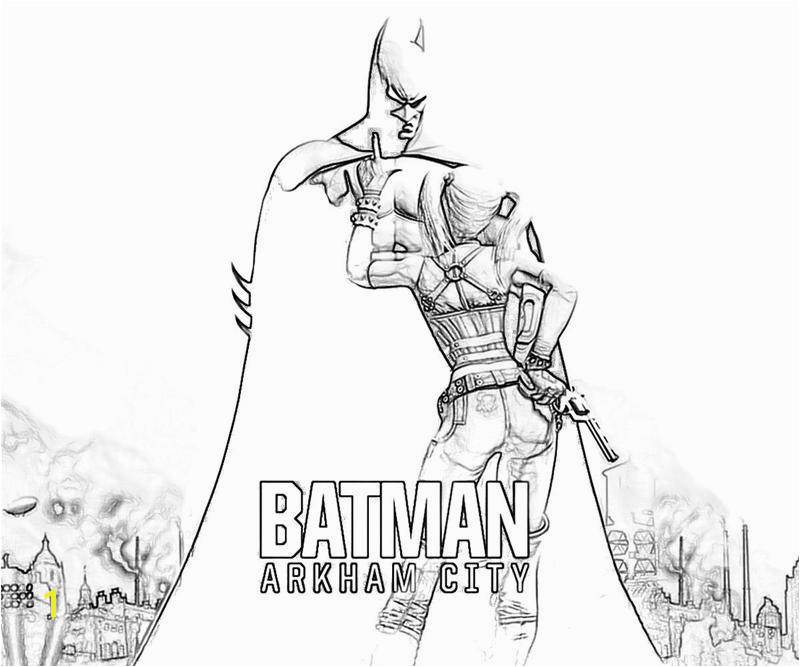 Batman Arkham Knight Coloring Pages Batman Arkham City Coloring Pages Batman Arkham Knight Coloring