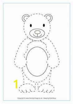 This is one very versatile teddy bear template Print in various sizes to draw around and make your own pictures cards or decorations