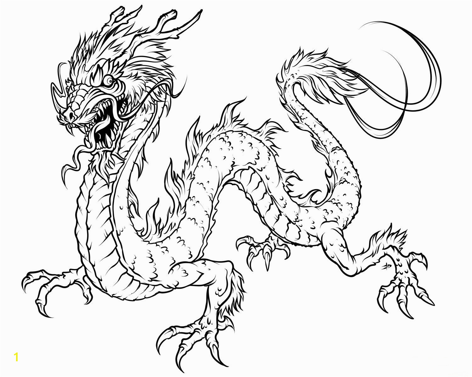 Dragon Coloring Pages For Kids