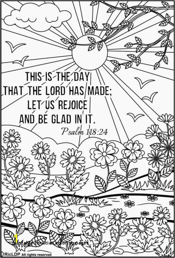 16 Inspirational Printable Christian Coloring Pages