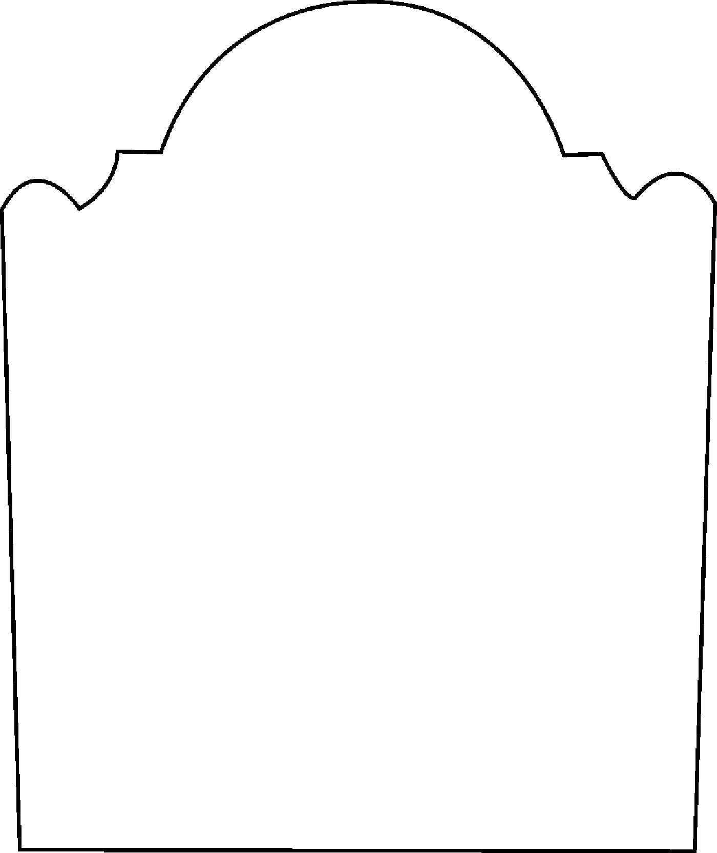 Blank tombstone Coloring Page Free Castle for Kids Download Free Clip Art Free Clip Art