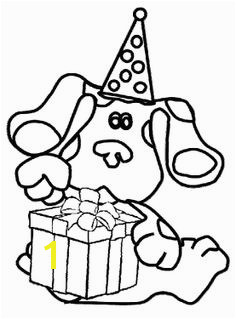 Blues Clues Birthday Coloring For Kids