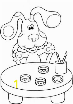 Free Printable Blues Clues Coloring Pages For Kids