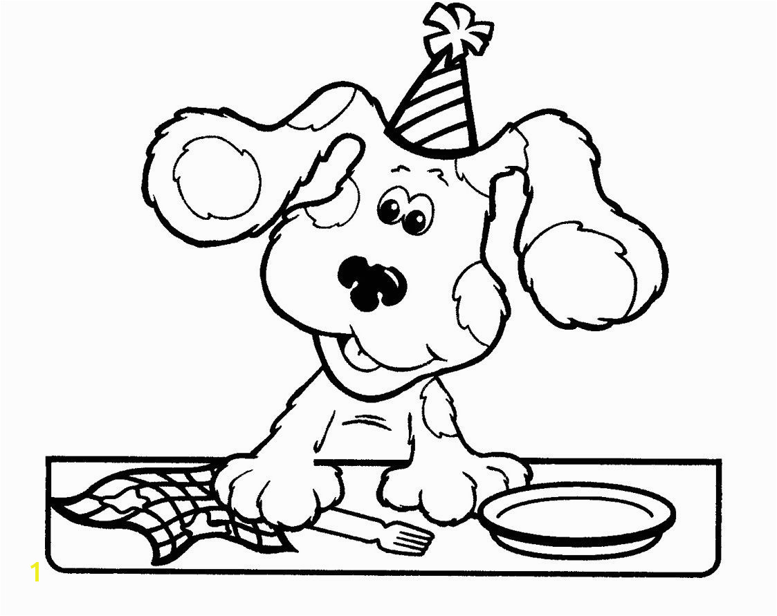 Blues Clues Coloring Pages Pin by Anne Anterola On Blue S Clues Party Ideas