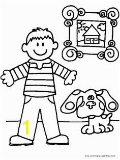 Blue s Clues color page cartoon characters coloring pages color plate coloring sheet