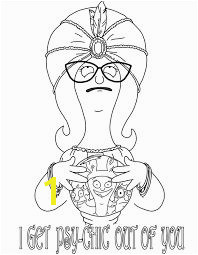 Image result for bobs burgers coloring pages Burger Puns Adult Coloring Pages Coloring Books