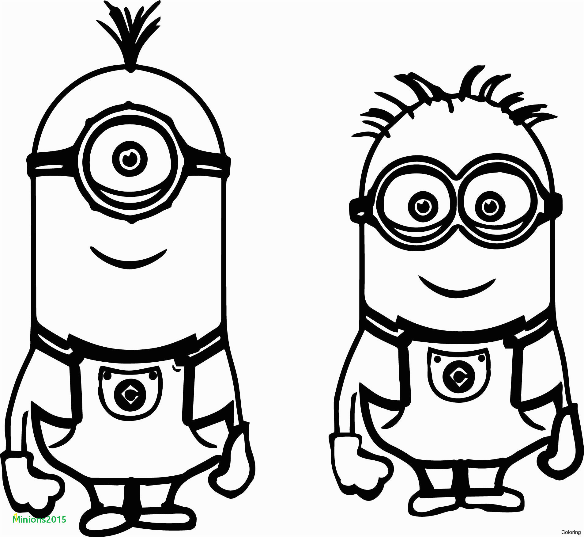 Minion Coloring Pages Bob Best Coloring Pages Despicable Me 2 Refrence Minion Coloring Pages