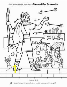 coloring sheet" Primary 1 Lesson 8 Location in the scriptures Helaman 13–15 Search the scriptures