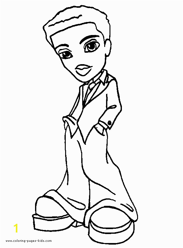 bratz coloring page