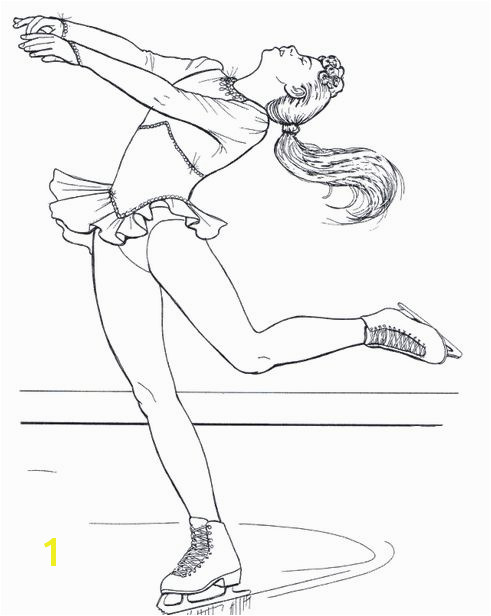 Figure Skating Coloring Pages