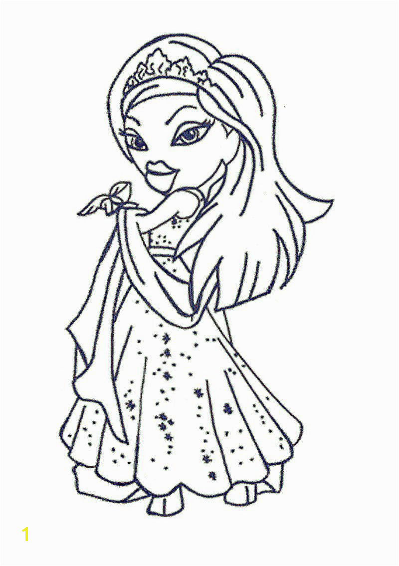 Disney Bratz coloring pages 2 Color Bratz Pinterest