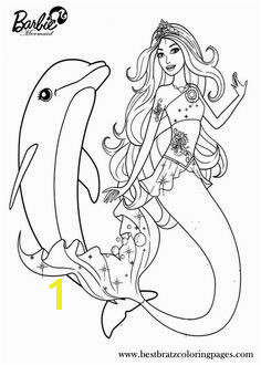 Printable Barbie Mermaid Coloring Pages For Kids