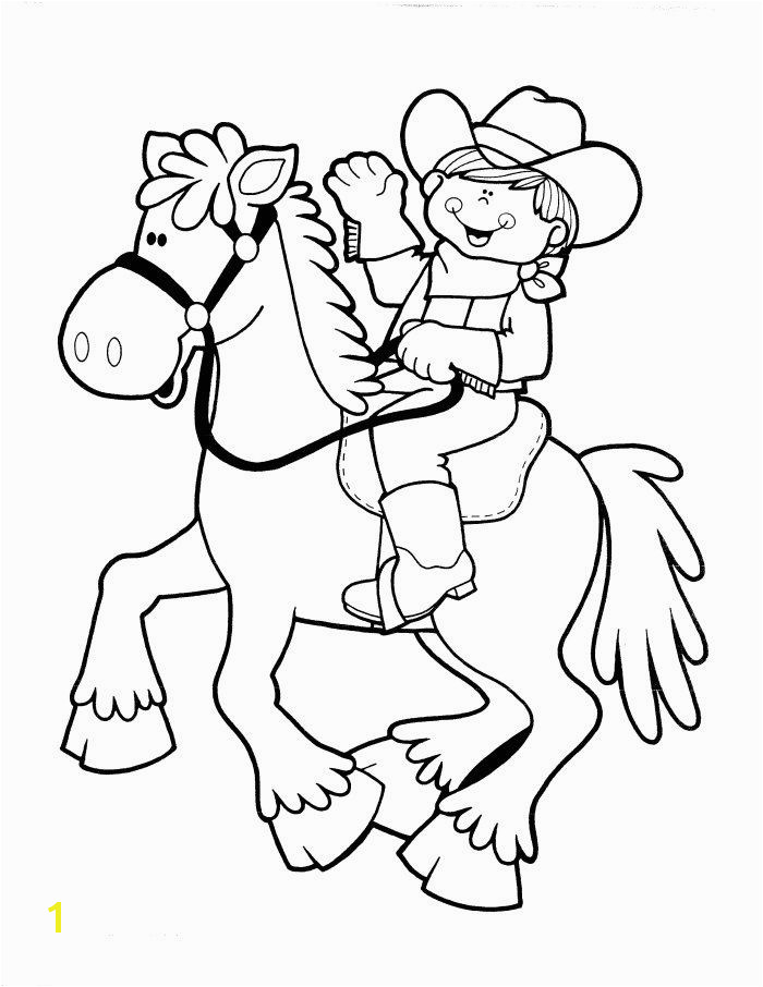 Cowboy coloring pages to Inspire Kids