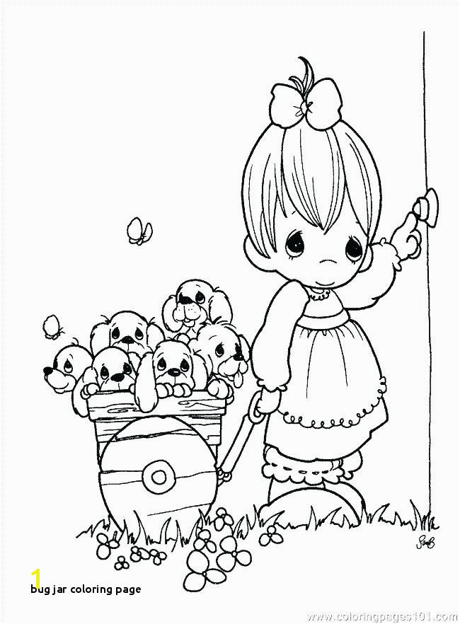 Bug Jar Coloring Page Bug Jar Coloring Page – Bixoufo