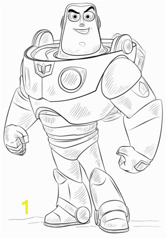buzz lightyear coloring page
