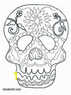 Day of the Dead Calavera Skull Mask Free Halloween Coloring Pages to Print and Color